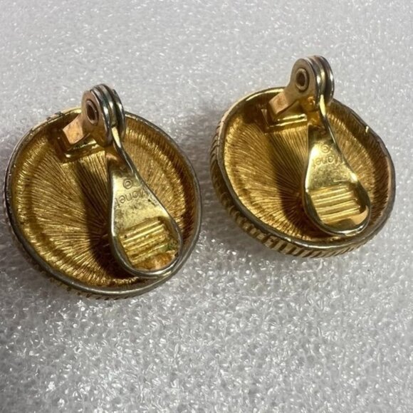MCM Gold-Tone Monet 54' Necklace & Clip-On Earrings Combines Texture and Smooth - Picture 10 of 12